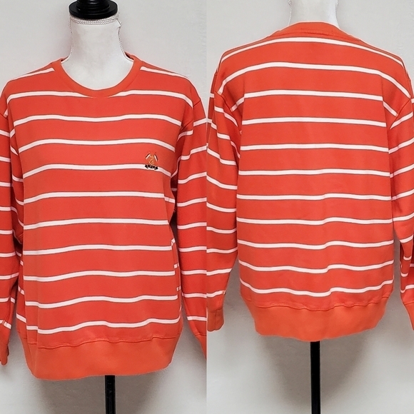 VINTAGE OG Polo Classic Ralph Lauren Cross Flags Logo Spell Out Sweatshirt